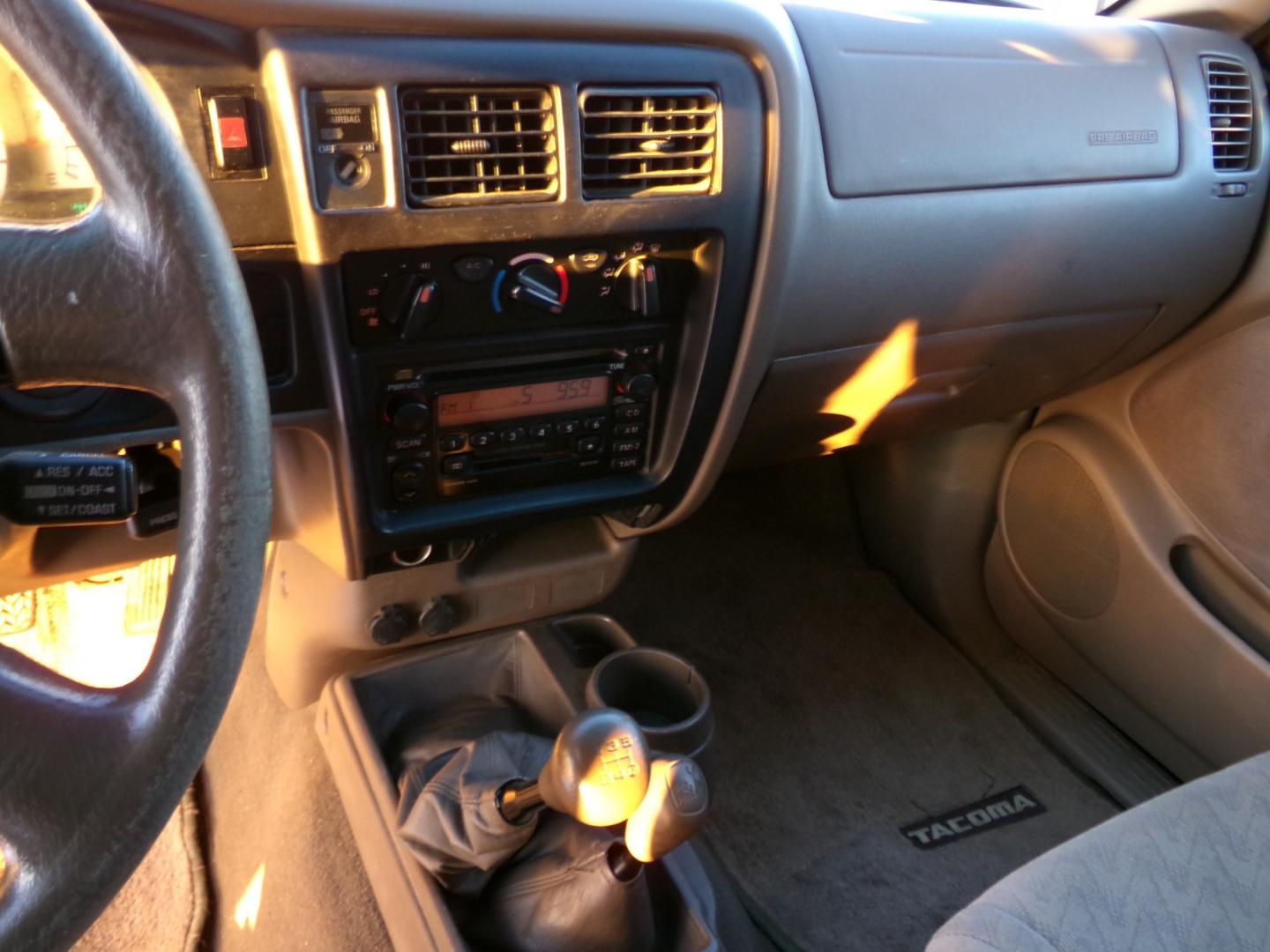 2003 Black /Tan Toyota Tacoma Base (5TEWN72N23Z) with an 3.4L V6 DOHC 24V engine, 5-Speed Manual transmission, located at 2630 Philips Field Rd., Fairbanks, AK, 99709, (907) 458-0593, 64.848068, -147.780609 - Photo#6